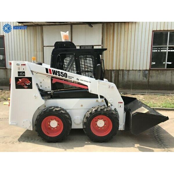 0.4m3 cubeta 2700*1469*2007mm 0,8 Ton Hydraulic Skid Steer Loader