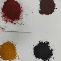 High Quality Multi-color Iron Oxide Red Black Yellow pigment for Concrete Bricks