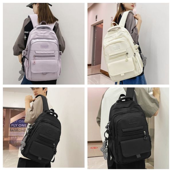 Colefa Oxford Composite Fabric 15 Inch Computer Unisex Backpack College Junior High School Student Trendy Ins Beauty Backpack