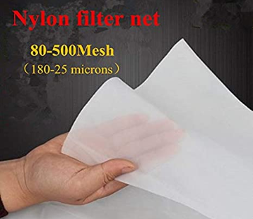 50 Micron Nylon Mesh Filter Woven Sheet Off White Polyester Food Grade