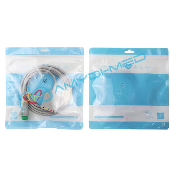 Nihon Kohden Ecg Cable 10 Lead Leadwires Connector For Life Scope Mindray T5