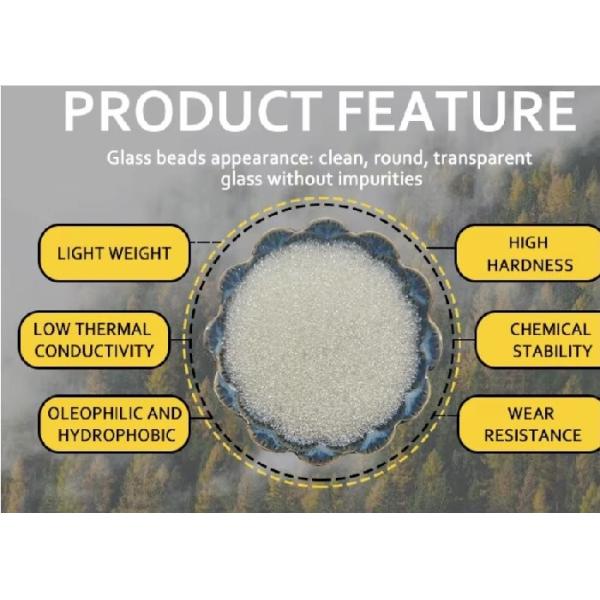 Transparent High Refractive Index Glass Beads Customized For Night Driving Safety