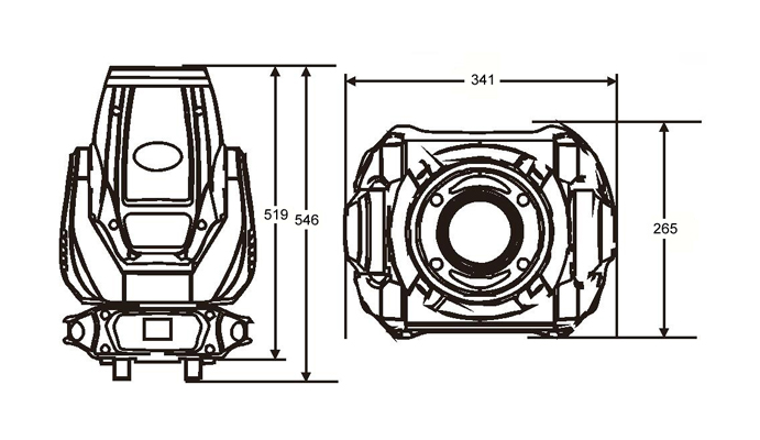 China Supply Dmx Light Zoom Moving Head 200w Led