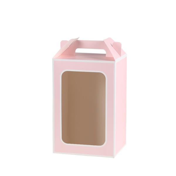 Black Pink White Display Carton Box Recycled Kraft Gift Box UV Coating
