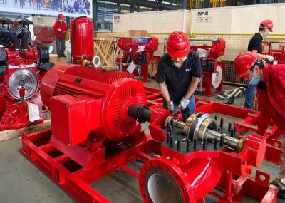 a bomba centrífuga do motor 165PSI diesel ajustou-se para o acordo do produto químico/campos petrolíferos NFPA20