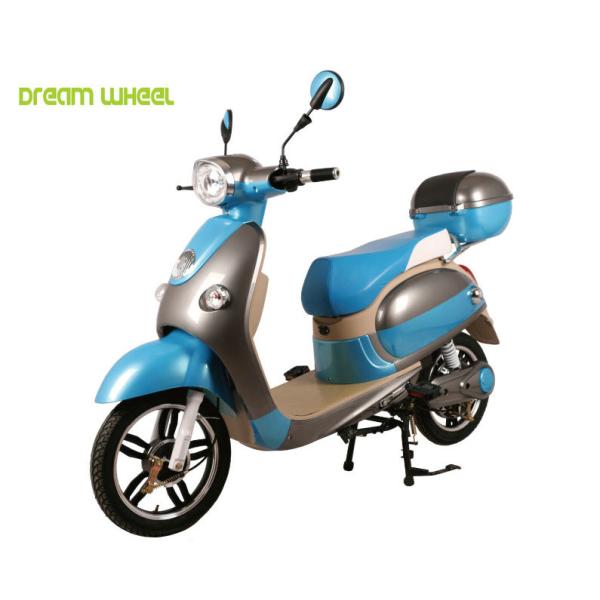 35km/H Pedal Assisted Electric Scooter , 48V 500W Vespa Type Electric Scooter
