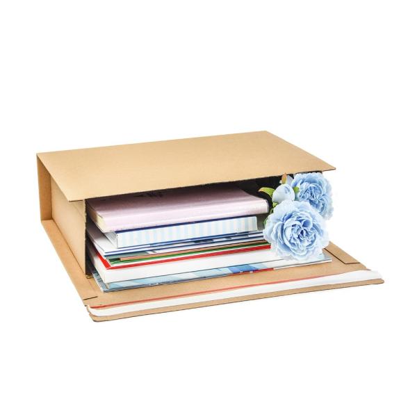Custom Size Brown Kraft Pocket Style Envelope without Gusset for Important Documents