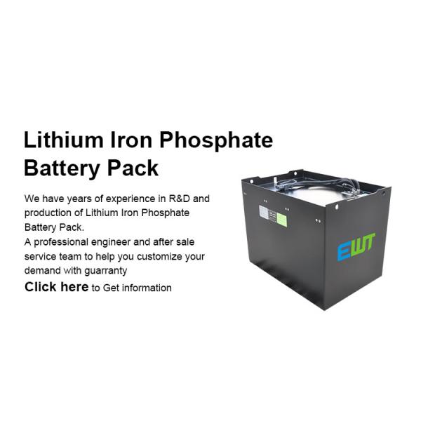Paquete de baterías de fosfato de hierro de litio personalizado de 48V 450AH para carretillas eléctricas