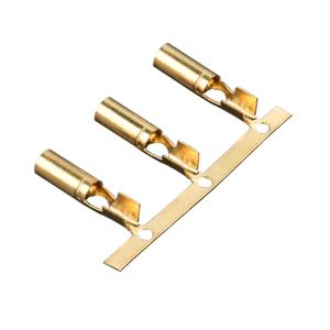 o tubo redondo de 3.5mm estanhou os conectores terminais fêmeas de cobre