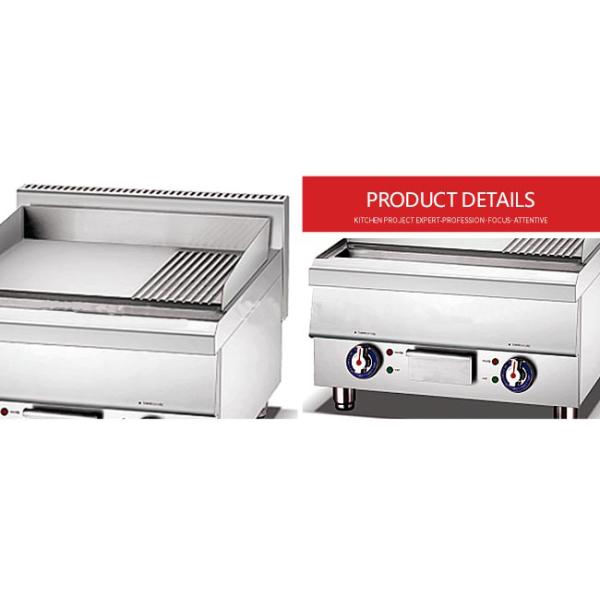 Electric 50Hz 6KW Commercial Countertop Griddle