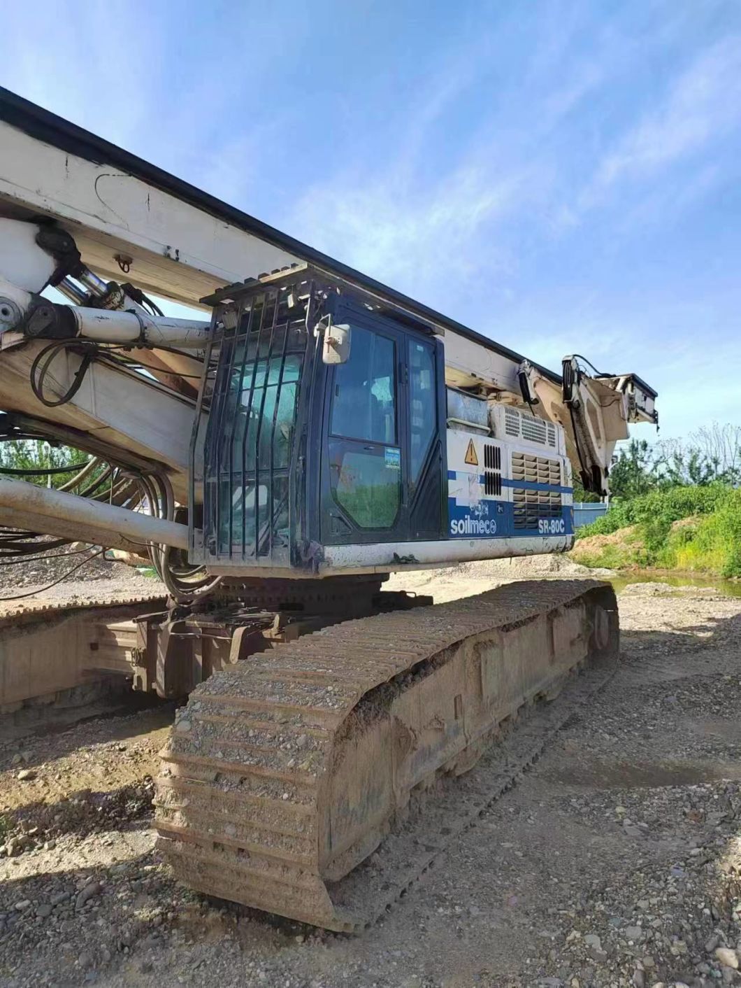 Solimec Sr80 гидравлическая вращающаяся буровая установка, используемая для бурения диаметром не более 2,5 м