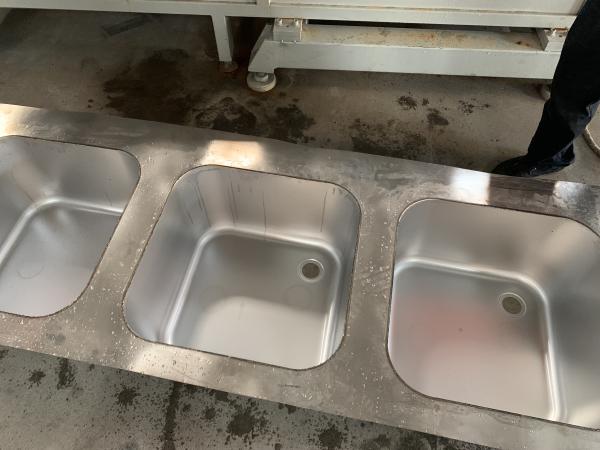Hwashi CNCシンクエッジ磨き磨き機