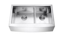 De aço inoxidável profundo dos dissipadores dobro do Kitchenware prático da economia do espaço lustrado/sob a banca da cozinha da montagem