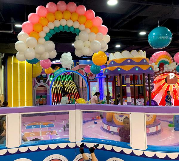 Meranti Themed Naughty Castle Kids Sports Playground Indoor Play Center