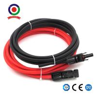 1 par del picovoltio del panel solar del cable de extensiones los 30Ft con el varón y el conector hembra del picovoltio