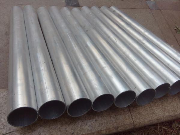 1050 Sliver Color Aluminum Lean Pipe Customized 100mm H14 H24