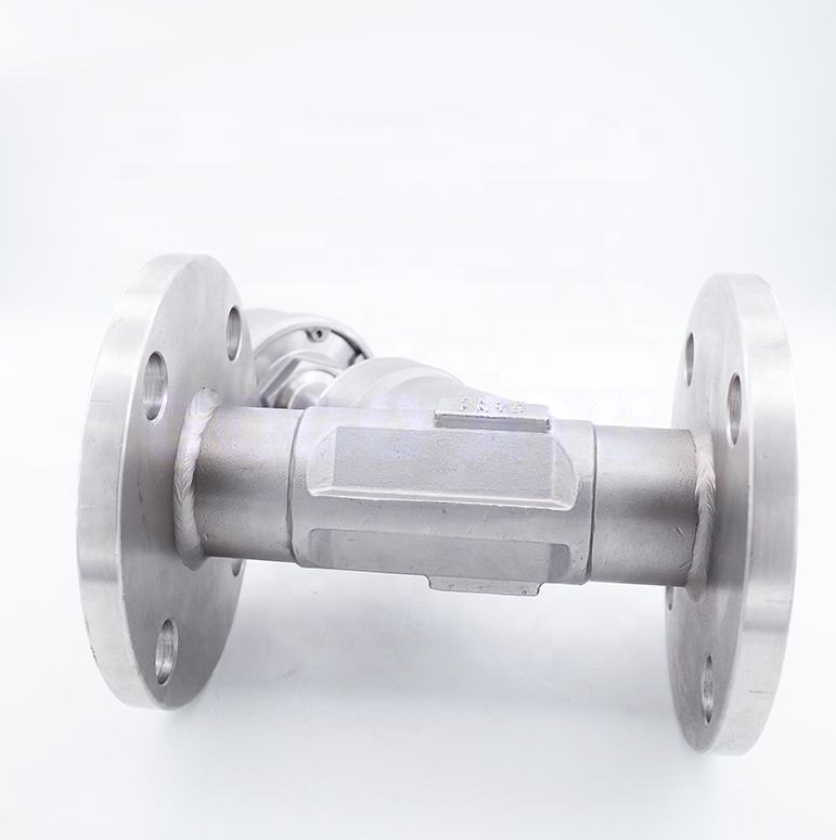 Flange Type Pneumatic Angle Seat Valve 304 Stainless Steel High Temperature Steam Control Valve