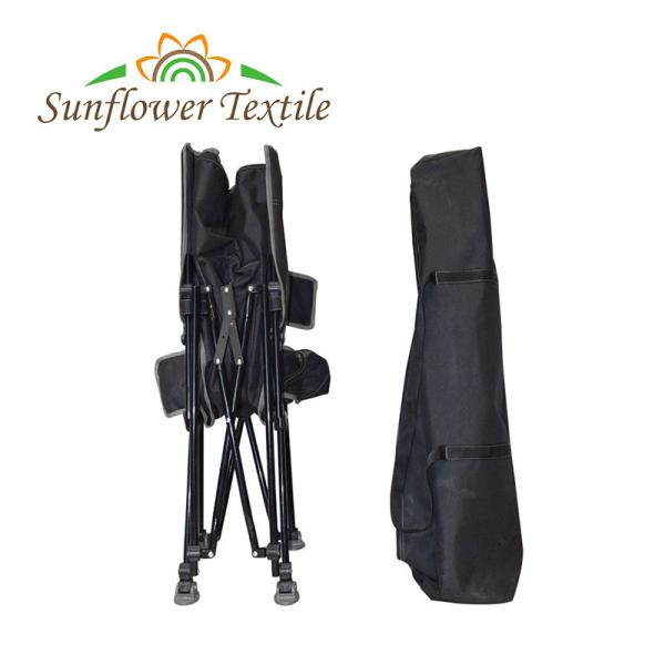 Portable Adjustable Folding Camping Chair Oxford Cloth Fabric Outdoors With Armrest