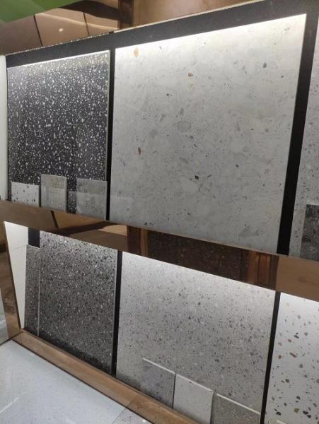 Abrasion Resistance Glazed Terrazzo Porcelain Tile For Living Room