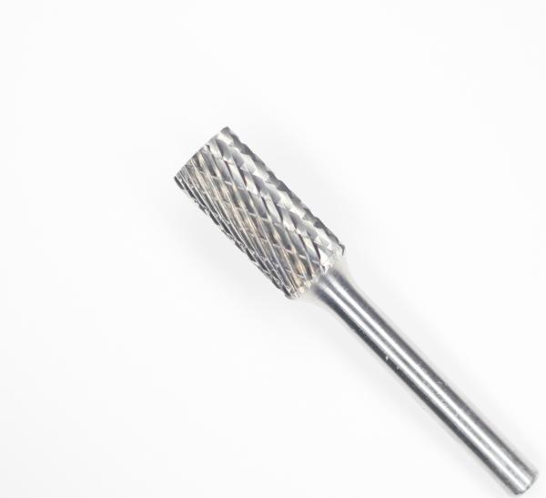 SA-5 Cylinder Without End Cut Burrs For Die Grinder 1/2 X 1 With 1/4 Shank Standard Double Cut