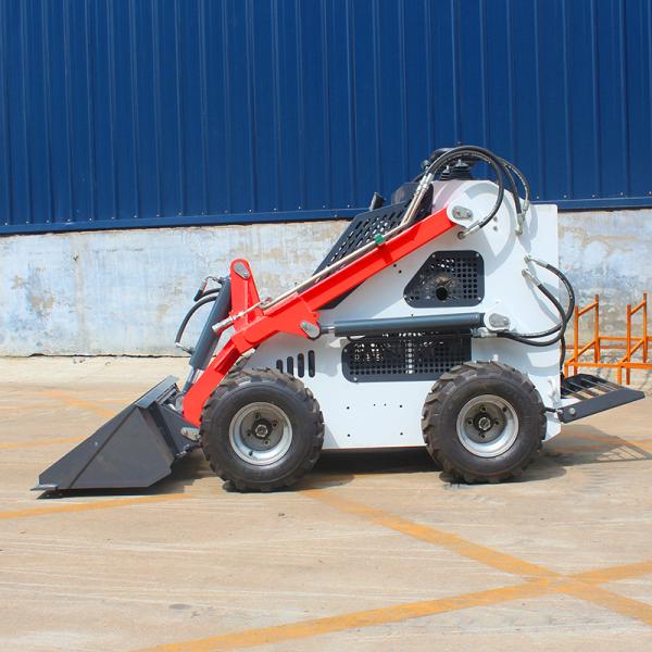 FREE SHIPPING Cheap CE/EPA New Small Mini Small Garden Loader Wheel Mini Skid Steer Loader With Bucket