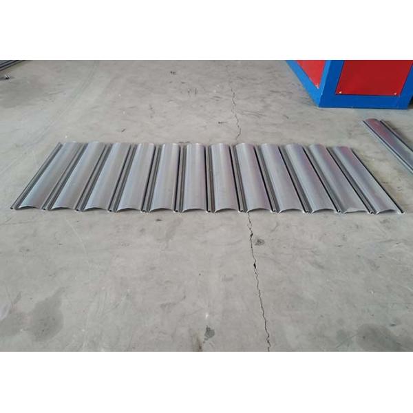 Color Steel Rolling Shutter Profile Machine , Mould Cutting Door Panel Roll Forming Machine