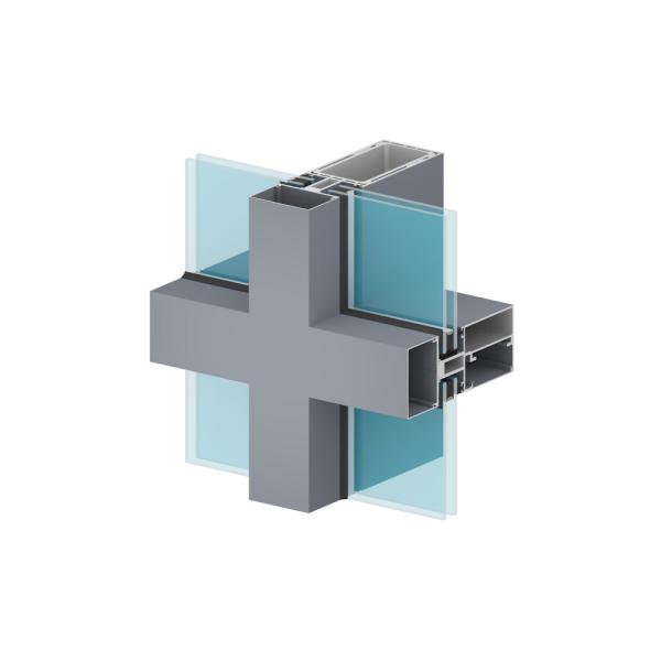 Толщина профиля 0.8-3.0мм ненесущей стены изоляции жары алюминиевая