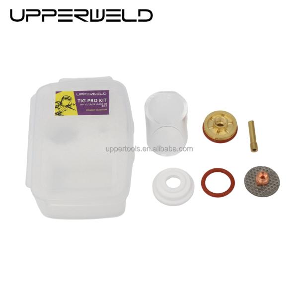 WP17 18 26 Tig Welding Torch Accessories Straight-sided Glass Nozzle Kit for Tig