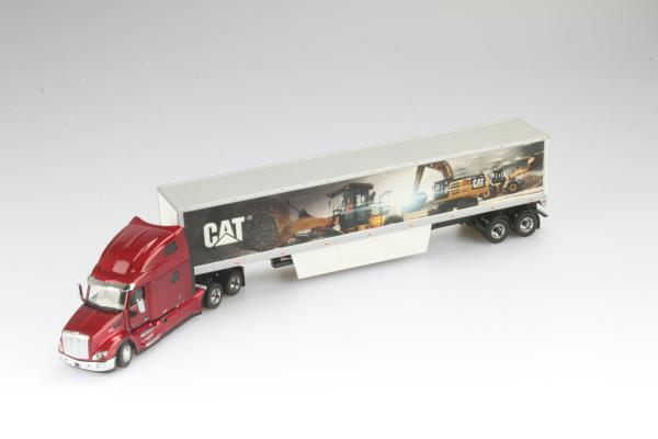 DM 1:50 Peterbilt 579 camionnette à remorque modèle de véhicule d'ingénierie 85665
