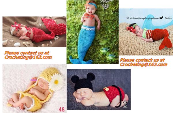 Lovely Style Toddler Baby Infant Knit Crochet Beanie Taking Photo Photography Props Hat