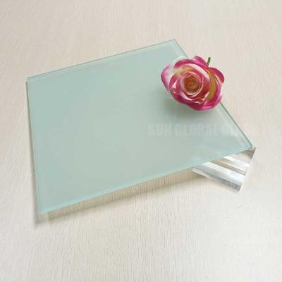 Frosted Toughened Tempered Glass 3mm 4mm 5mm 8mm  9mm 10mm 12mm Decorative Toughened Glass Sheets For Architectural Decoration / Indoor Partition