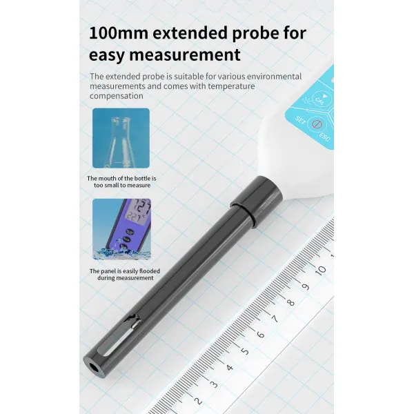 Multifunctional Portable Digital Salinity Meter High Accuracy for Water Salinity Analysis