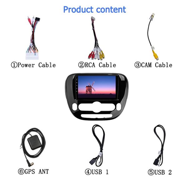 Audio Auto 9 Inch Car Dvd Player USB для Kia Soul 2 PS 2013-2019 года