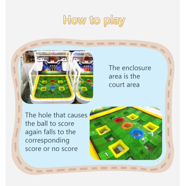 Ball Throwing Win Prize Carnival Soccer Booth Game Machine