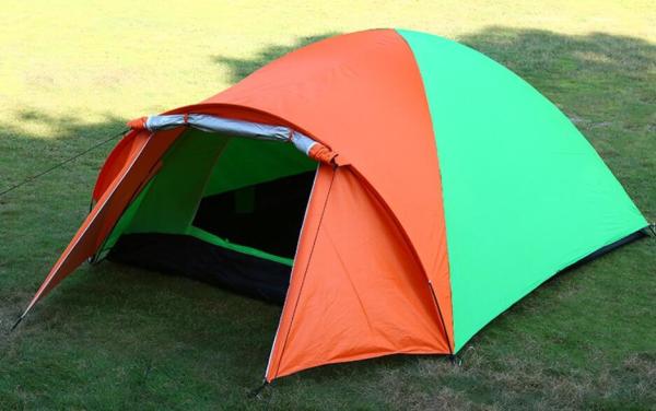Double Layer Backpacking Tent Windproof Waterproof Dome Tent for Camping Hiking Travel Climbing Easy Set Up Tent(HT6061)