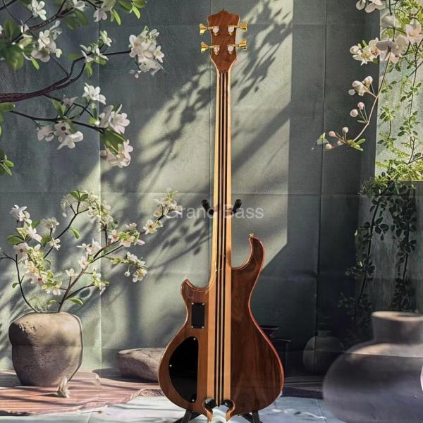 Custom Alembic Style Neck Through Body 4 Strings Electric Bass