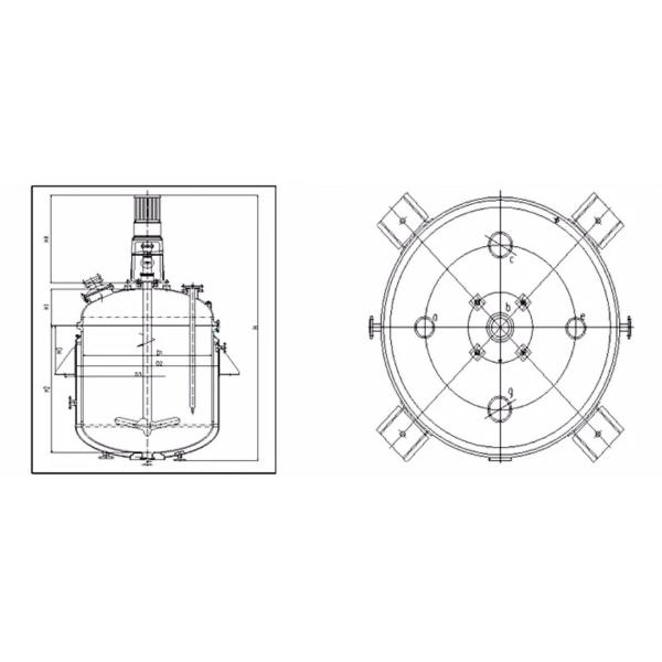 Enamel Reaction Kettle Reaction Autoclave Chemical Autoclave Glass Lined Reactor