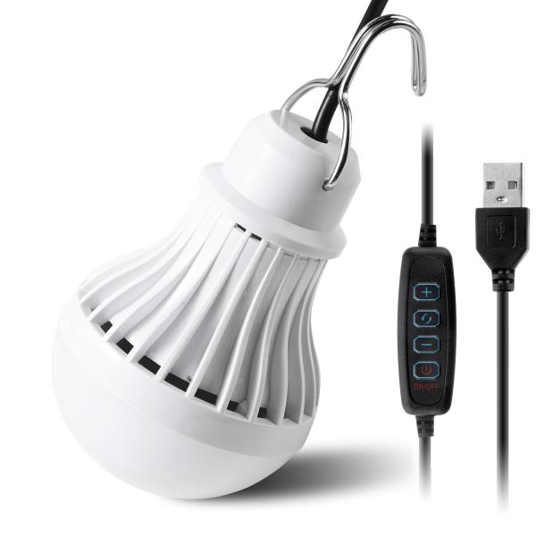 5W 7W Powerful USB LED Light Bulbs 500LM Dimmable LED Illumination