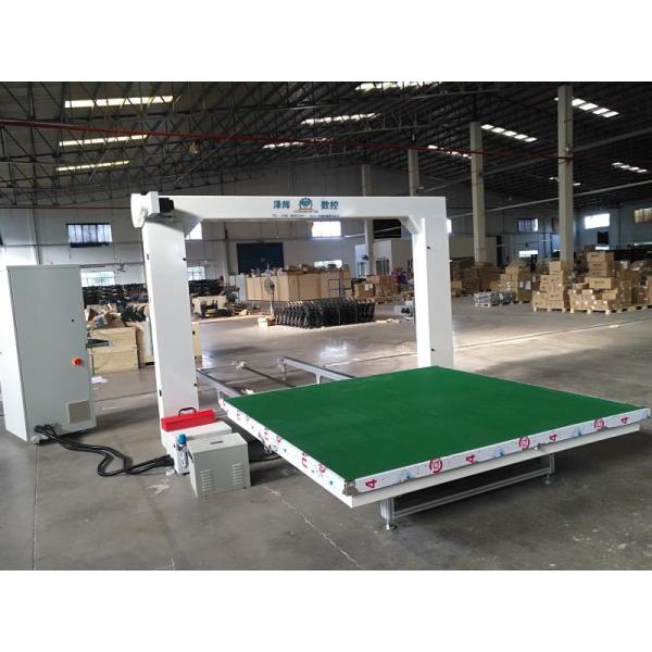 Vacuum Table CNC Foam Cutting Machine With Oscillating Blade Adjustable Speed