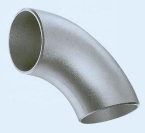 90 Degree Stainless Steel Sliver Elbow Butt-Welding Long Radius Bend