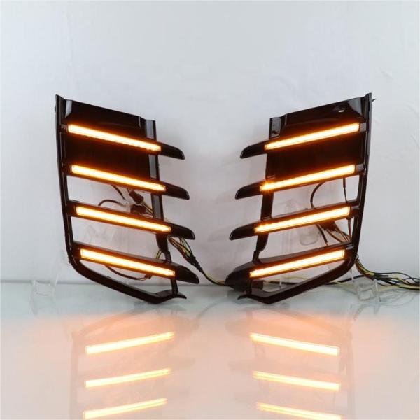 Advanced ABS LED Turn Signal Fog Lamp Cover for Toyota Land Cruiser LC300 2022 2023