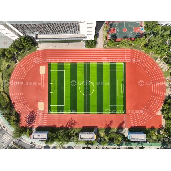 World Athletics Certified EPDM Running Track with Shock Absorption and 10 Years Service Life