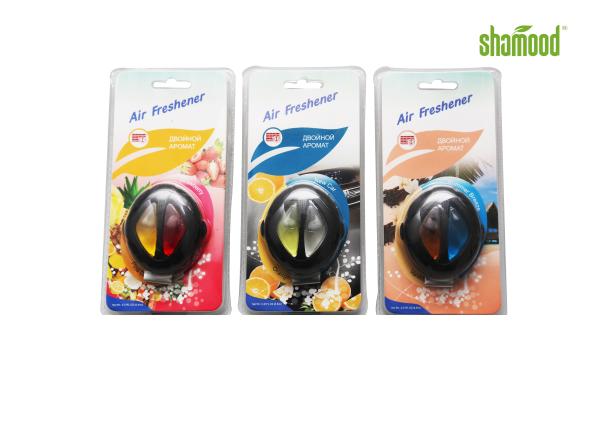Double Oval Liquid Air Freshener Long lasting Vent Liquid Fragrance 6ml for Car