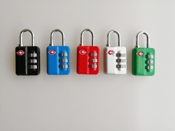 Professional TSA Accepted Luggage Locks  64.9g Colorful For Luggage Bag