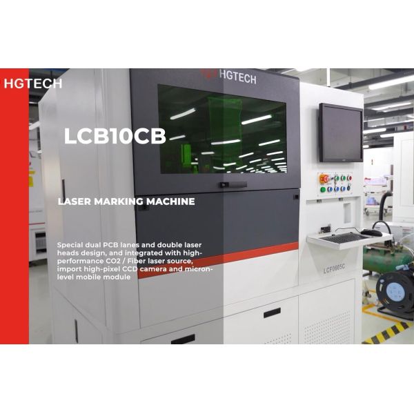 SMT Double Head PCB Laser Marking Machine 20W 10W 5W For SMT Production Line