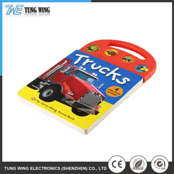 Customized Size ABS Material CE Certified Educational Toy Music Talking Book for Children