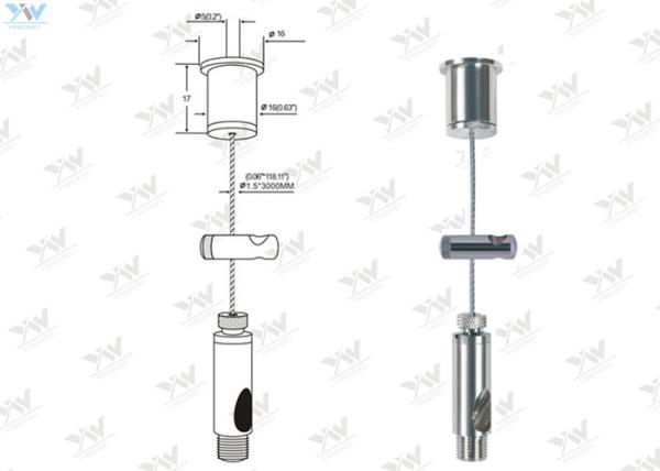 Sistema de suspensão de suspensão claro do cabo do jogo da anti oxidação/fio com Restrainer do cabo