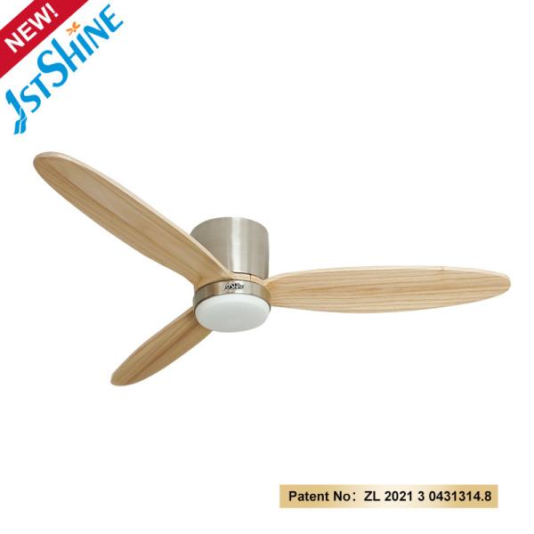 Material do corpo da lâmpada de carne Ventilador de teto reversível de 3 lâminas Ideal para casa, hotel e escritório