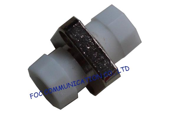 FC Square Type Fiber Optic Coupler with White Cap Low Insertion Loss For FTTX