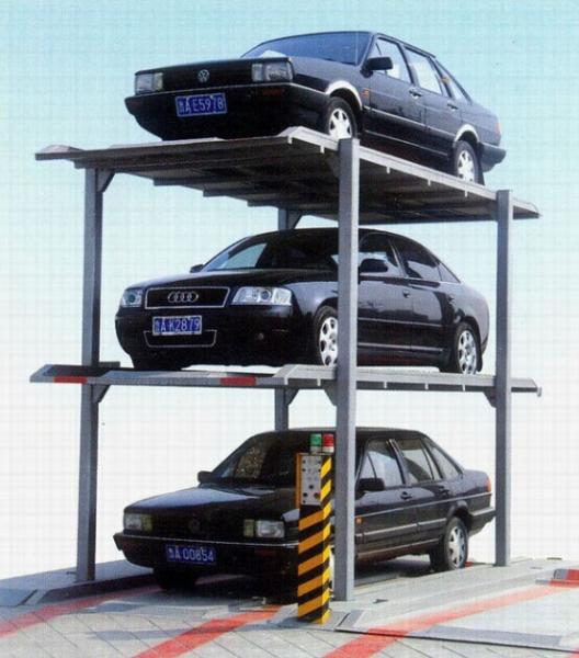 Hot Selling 3 Levels Underground Hydraulic Auto Parking Lift High Quality Pit Type Simple Car Parking Lift